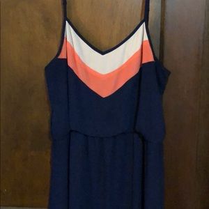Short fun, dark blue dress from Stitch Fix